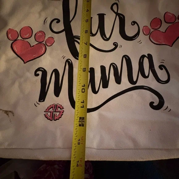 Simply Southern White Tote with Pink Accents - Picture 7 of 10